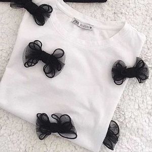 Zara T-shirt with Bows